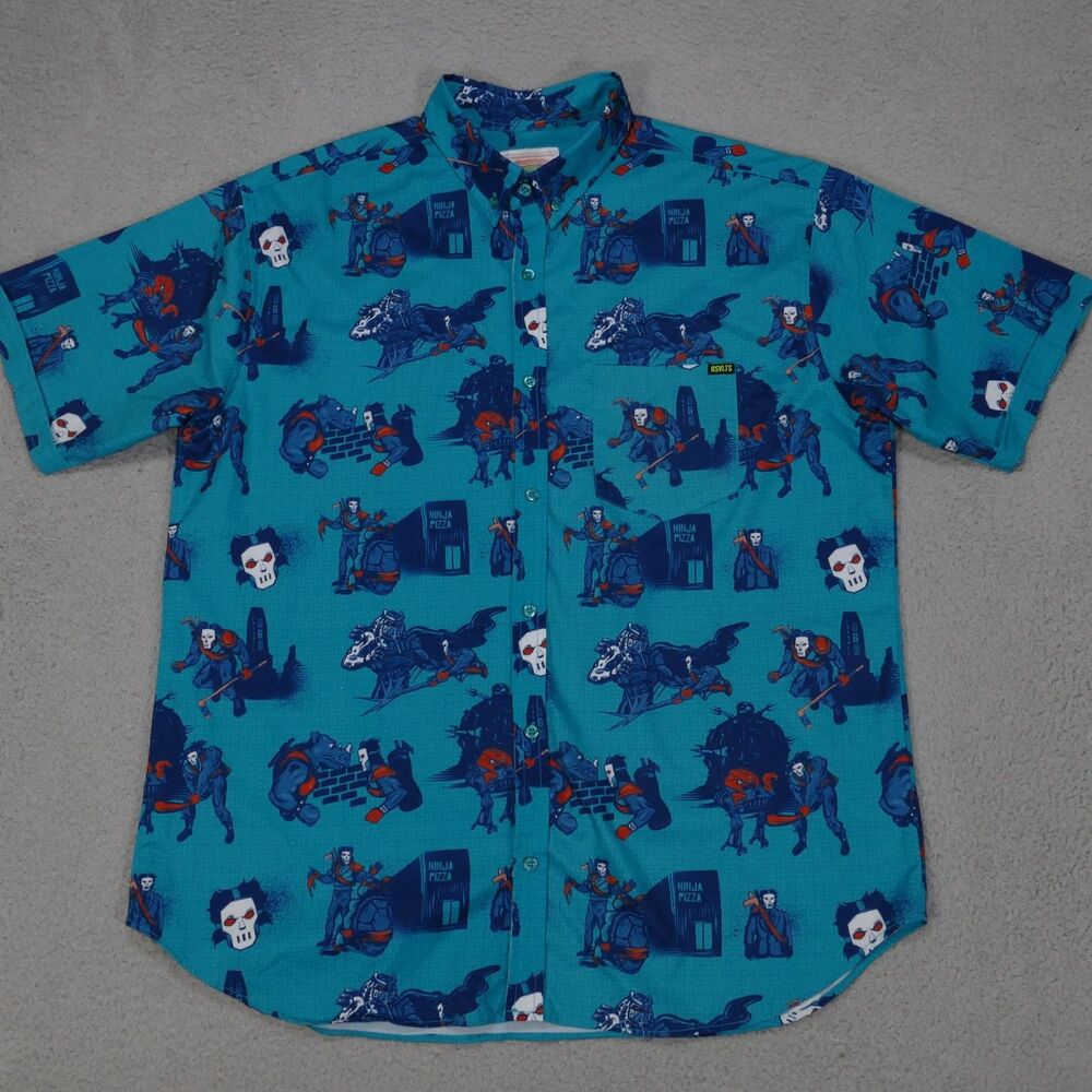 RSVLTS Teenage Mutant Ninja Turtles Shirt Series 3 "Batter Up" Men 2XL